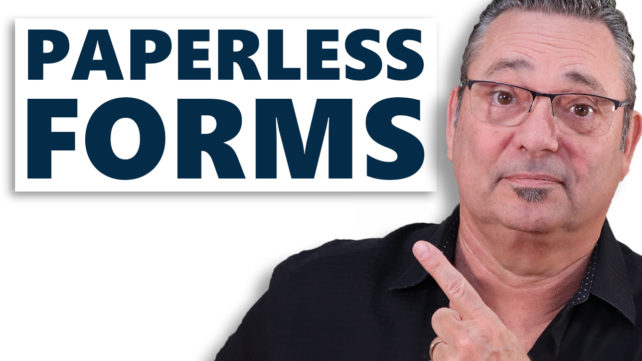 Make a paperless business form in WordPress - Save time and $$